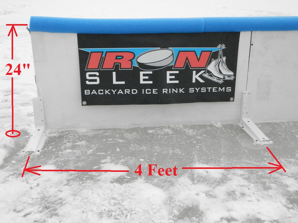 Ice Rink Brackets Powder Coated Brackets Iron Sleek